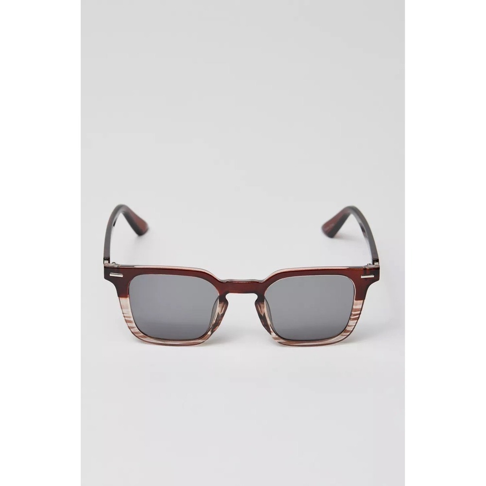 Urban Outfitters Highland Square Sunglasses Brown One Size Plastic Sunglasses - Picture 8 of 9